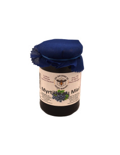 Confiture de myrtilles au mie