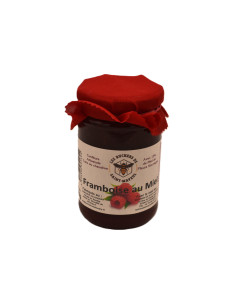 Confiture de framboises au miel