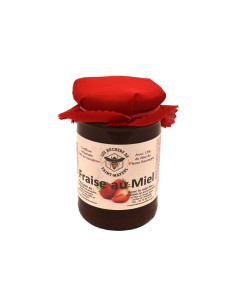 Confiture de fraises au miel